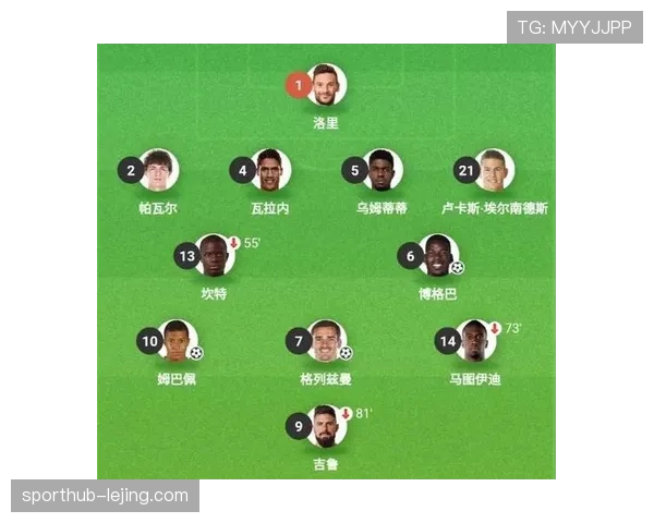 法国战术体系灵活多变 德尚可根据对手调整阵型配置